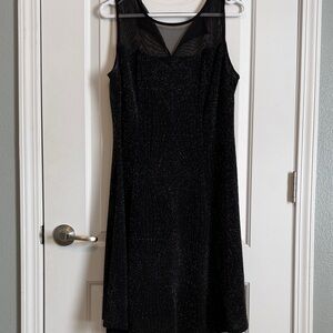 Trixxi Sparkling Black Mini Dress